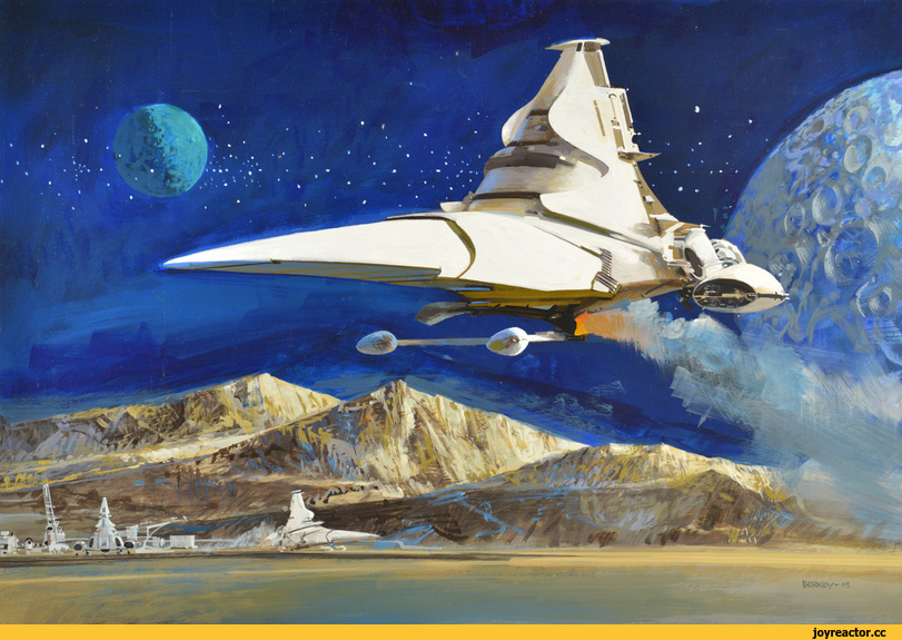 retro science fiction,#retro sci-fi,разное,john berkey,artist,,,john berkey,artist