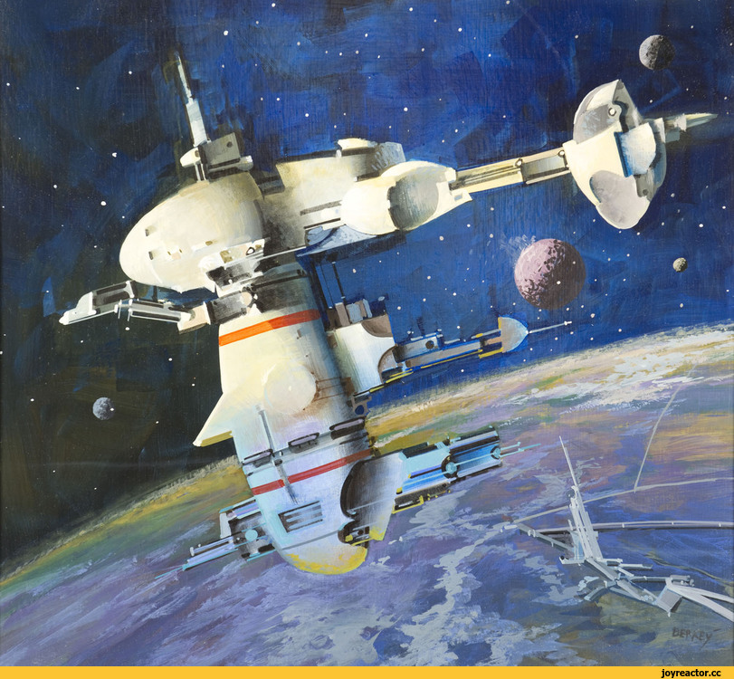 retro science fiction,#retro sci-fi,разное,john berkey,artist,,,john berkey,artist